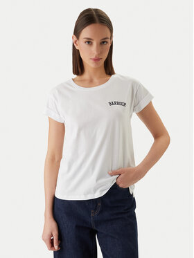 Barbour Barbour Camiseta Bede LTS0718WH11 Blanco Regular Fit