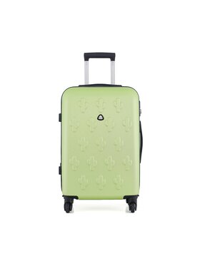 Semi Line Veľký kufor Semi Line T5631-6 Zelená