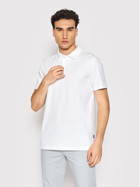 BOSS Boss Поло Palosh 50471335 Білий Slim Fit