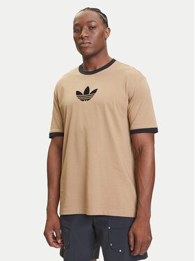 adidas adidas Marškinėliai adicolor 2000s Cali JX1516 Smėlio Loose Fit