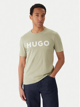 HUGO HUGO Camiseta Dulivio 50467556 Verde Regular Fit