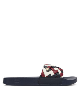 Tommy Hilfiger Чехли Tommy Hilfiger Th Cornrow Pool Slide FW0FW09039 Цветен
