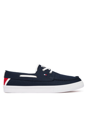Tommy Hilfiger Zapatillas de tenis Tommy Hilfiger Th Boat Vulc Sneaker Canvas FM0FM05877 Azul marino