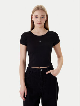 Calvin Klein Jeans Calvin Klein Jeans Majica LV047C200G Črna Slim Fit