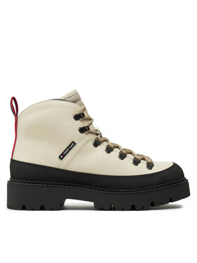 Tommy Jeans Turistická obuv Tommy Jeans Tjm Hiking Boot Wl EM0EM01491 Écru