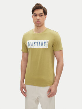 Mustang Mustang Majica Austin 1016274 Zelena Regular Fit