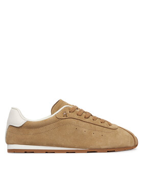 Tommy Hilfiger Αθλητικά Tommy Hilfiger Th Bella Low Runner Suede FW0FW09189 Μπεζ