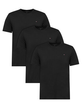 Tommy Hilfiger Tommy Hilfiger Conjunto de camisetas UM0UM03870 Negro Regular Fit