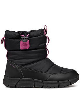 Geox Snehule Geox J Flexyper Girl B Ab J46APB 0FU54 C9B8L M Čierna