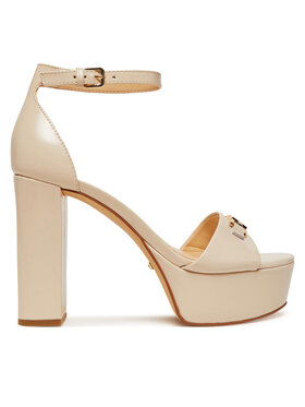 Guess Sandále Guess FLJSET LEA03 Écru