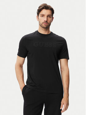 Guess Guess Marškinėliai Z6YI17 K4968 Juoda Regular Fit