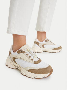 Guess Sneakersy Guess FLPIME FAB12 Biały