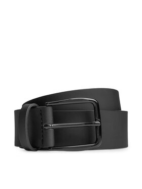 BOSS Pánsky opasok Boss Tobi-Logtip Sz35 50513086 Čierna