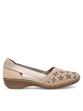 Rieker Polobotky Rieker 41356-60 Béžová