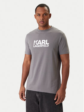 KARL LAGERFELD KARL LAGERFELD Camiseta 755780 561235 Gris Regular Fit