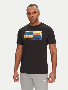 Puma Puma Футболка Graphics Box 684827 Чорний Regular Fit