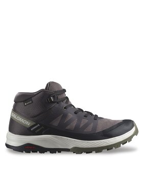 Salomon Pārgājienu apavi Salomon Outrise Mid Gtx W GORE-TEX L47160700 Melns