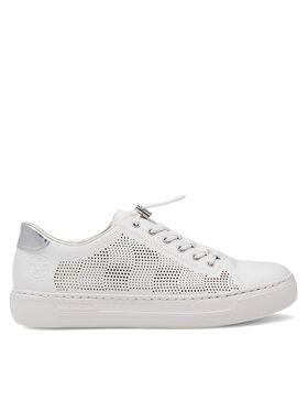 Rieker Sneakers Rieker L9853-80 Alb