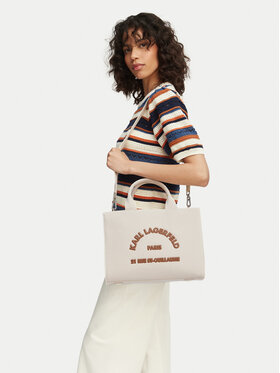 KARL LAGERFELD Handtasche KARL LAGERFELD B2W50010 Creme