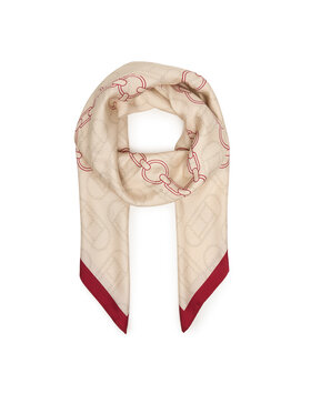 Tommy Hilfiger Шал Tommy Hilfiger Chain Silk Large Scarf AW0AW18277 Червен