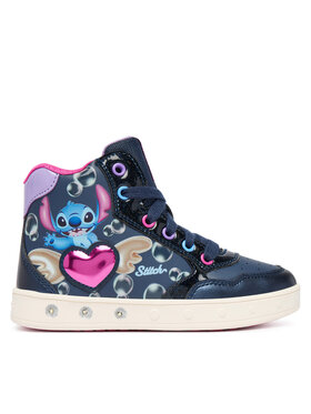Geox Sneakers Geox J Skylin Girl J668WE 054AJ C4268 S Blu scuro