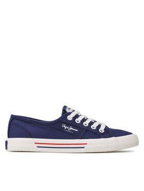 Pepe Jeans Tenisky Pepe Jeans Brady W Basic PLS31287 Tmavomodrá