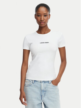 Calvin Klein Jeans Calvin Klein Jeans Camiseta LV047G816G Blanco Slim Fit
