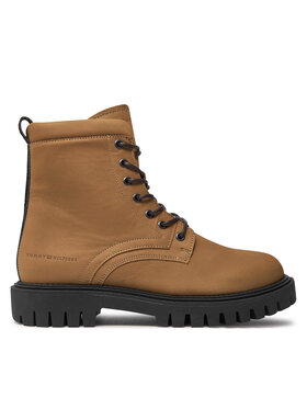 Tommy Hilfiger Outdoorová obuv Tommy Hilfiger Casual Hilfiger Chunk Z Nbk Boot FM0FM05149 Hnedá