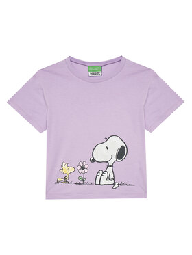 United Colors Of Benetton United Colors Of Benetton Футболка 3X1SG10I9 Фіолетовий Regular Fit