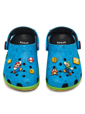 Crocs Шльопанці Crocs Super Mario Core Classic Clog Kids 212140 Кольоровий