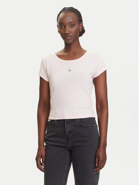 Calvin Klein Jeans Calvin Klein Jeans Póló LV047C200G Rózsaszín Slim Fit