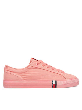 Tommy Jeans Teniszcipő Tommy Jeans Archive Vulc Y2K Washed Canvas EN0EN02957 Rózsaszín