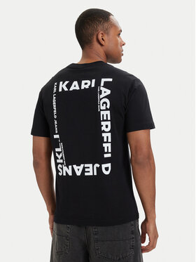 Karl Lagerfeld Jeans Karl Lagerfeld Jeans Camiseta B2M17090 Negro Relaxed Fit