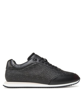 Calvin Klein Sneakers Calvin Klein Runner Lace Up Mono Pu HW0HW02574 Schwarz