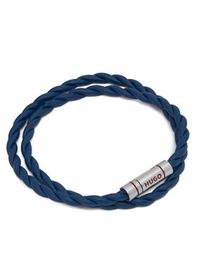 HUGO Браслет HUGO E-Doublebraid4 50552596 Голубий