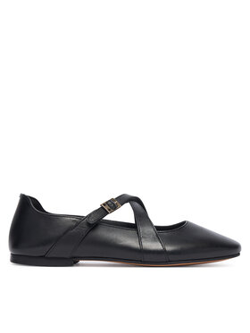 Tommy Hilfiger Ballerinas Tommy Hilfiger Th Buckle Cross Strap Maryjane FW0FW09431 Schwarz