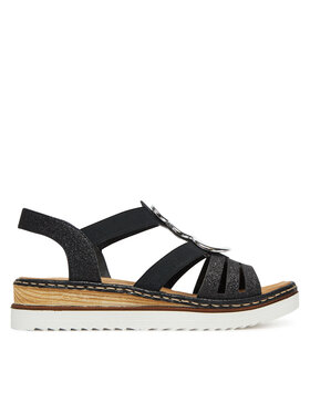 Rieker Sandále Rieker 679L4-00 Čierna