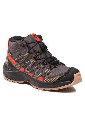 Salomon Trekingová obuv Salomon Xa Pro V8 Mid Cswp J 417285 09 W0 Šedá