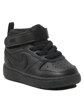 Nike Laisvalaikio batai Nike Court Borough Mid 2 (TDV) CD7784 001 Juoda