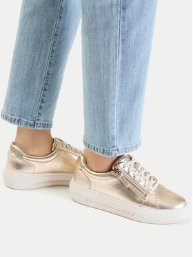 Clarks Снікерcи Clarks Hollyrose Zip 26185916 Золотий