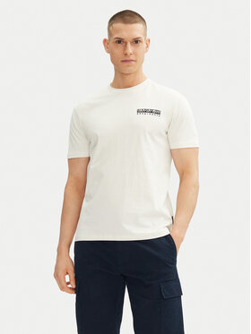 Napapijri Napapijri T-shirt S-Vignoni Back SS NP0A4ILXN1A1 Bianco Regular Fit