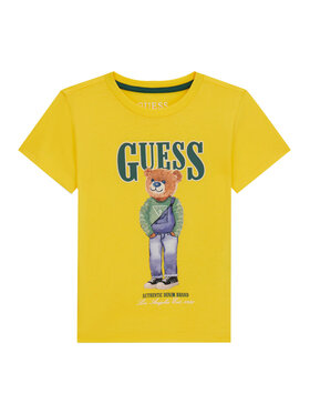 Guess Guess Camiseta N6RI05 K8HM4 Amarillo Regular Fit