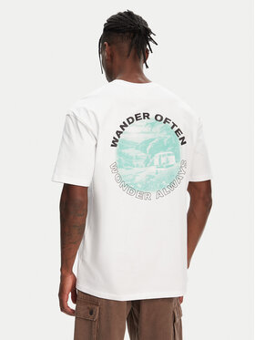 Hunter Hunter Футболка Rasputin HARM0057251 Білий Relaxed Fit