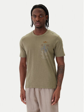 Aeronautica Militare Aeronautica Militare Camiseta 261TS2543UJ00686 Verde Regular Fit
