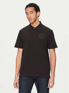 Just Cavalli Just Cavalli Поло 78OAGT01 Чорний Regular Fit
