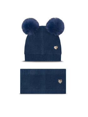 Guess Set čepice a tunelová šála Guess A4BZ01 Z2QP0 Modrá
