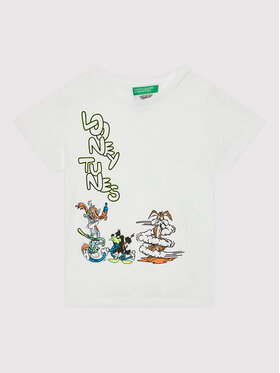 United Colors Of Benetton United Colors Of Benetton Футболка 3U29G103K Білий Regular Fit