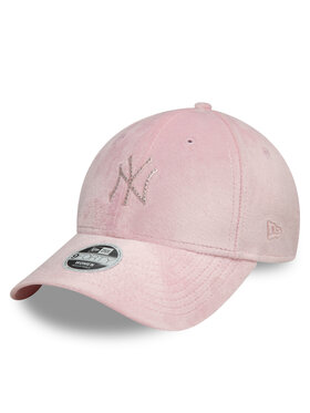 New Era Kšiltovka New Era New York Yankees Diamante Velour 9Forty 60595353 Růžová