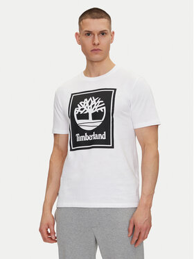 Timberland Timberland Футболка TB0A5WQQ Білий Regular Fit