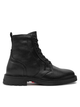 Tommy Hilfiger Schnürschuhe Tommy Hilfiger FM0FM05183 Schwarz